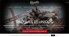 Desktop Screenshot of parquesreunidos.com